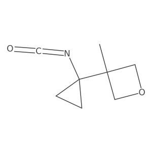 3-(1-Isocyanatocyclopropyl)-3-methyloxetane Structure