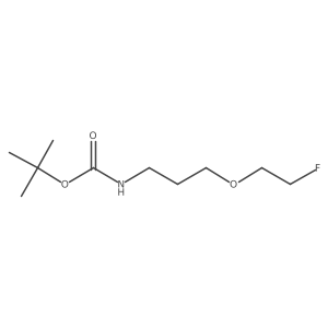 tert-butyl N-[3-(2-fluoroethoxy)propyl]carbamate结构式
