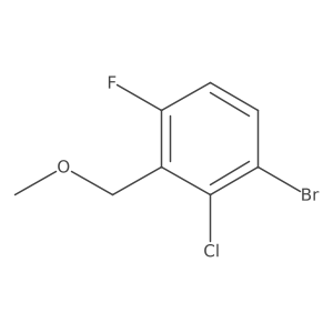 1-Bromo-2-chloro-4-fluoro-3-(methoxymethyl)benzene Structure