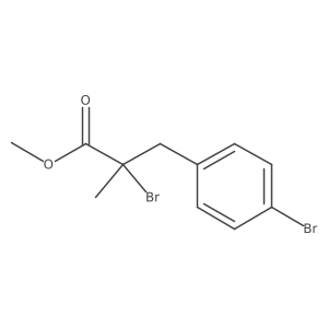 Methyl 2-bromo-3-(4-bromophenyl)-2-methylpropanoate Structure