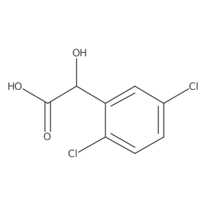 2-(2,5-Dichlorophenyl)-2-hydroxyacetic acid Structure