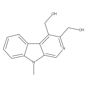 9-Methyl-9h-pyrido[3,4-b]indole-3,4-dimethanol Structure
