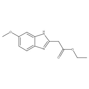 Ethyl (5-methoxy-1H-benzimidazol-2-YL)acetate Structure