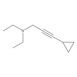 3-cyclopropyl-N,N-diethylprop-2-yn-1-amine结构式