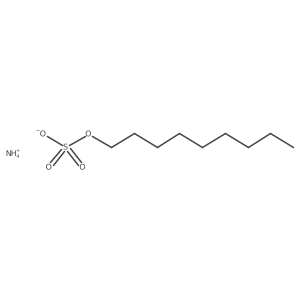 Ammonium nonyl sulfate Structure