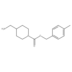 4-Methylbenzyl 4-(aminomethyl)1-piperidinecarboxylate Structure