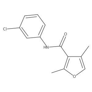 N-(3-chlorophenyl)-2,4-dimethylfuran-3-carboxamide Structure