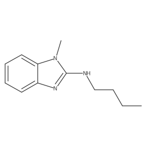N-Butyl-1-methyl-1H-benzo[d]imidazol-2-amine Structure