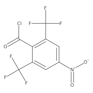 2,6-Bis(trifluoromethyl)-4-nitrobenzoylchloride结构式