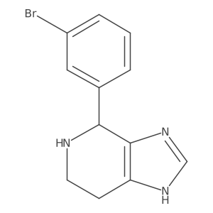4-(3-bromophenyl)-4,5,6,7-tetrahydro-3H-imidazo[4,5-c]pyridine Structure