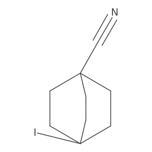 4-Iodobicyclo[2.2.2]octane-1-carbonitrile Structure