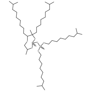 Tetraisodecyl oxybis(methylethylene) diphosphate结构式