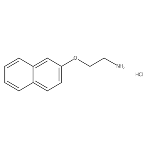 2-(2-Naphthyloxy)ethanamine hydrochloride结构式