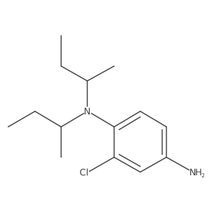 2-Chloro-N1,N1-bis(1-methylpropyl)-1,4-benzenediamine结构式