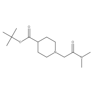 Tert-butyl 1-(2-(dimethylamino)-2-oxoethyl)piperidine-4-carboxylate Structure