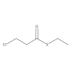 S-ethyl 3-chloropropanethioate Structure