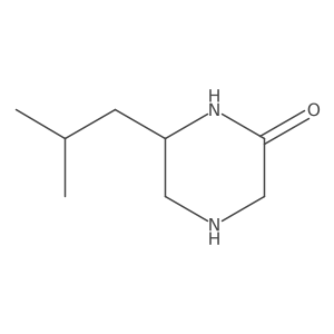 6-Isobutyl-piperazin-2-one Structure