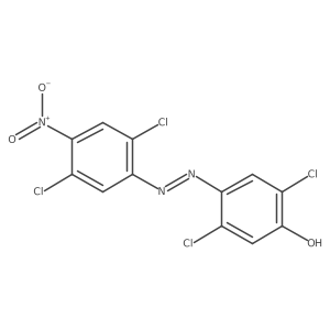 2,5-Dichloro-4-[(2,5-dichloro-4-nitrophenyl)diazenyl]phenol Structure