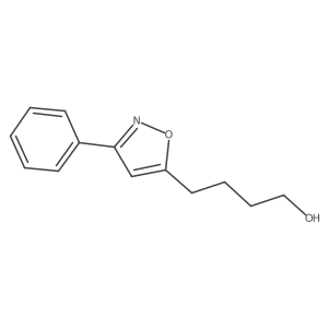 4-(3-Phenyl-5-isoxazolyl)-1-butanol Structure