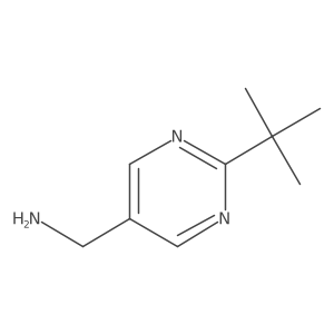 (2-(Tert-butyl)pyrimidin-5-YL)methanamine Structure