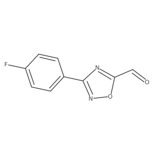 3-(4-Fluorophenyl)-1,2,4-oxadiazole-5-carbaldehyde Structure