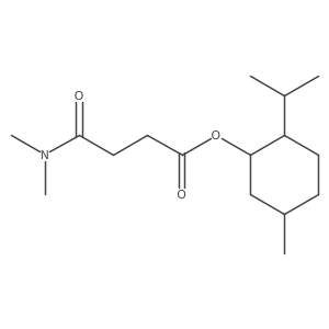 2-Isopropyl-5-methylcyclohexyl 4-(dimethylamino)-4-oxobutanoate Structure