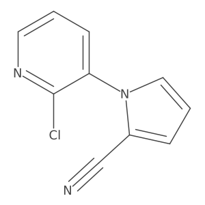 1-(2-Chloro-3-pyridinyl)-1H-pyrrole-2-carbonitrile结构式