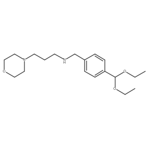 N-(4-(diethoxymethyl)benzyl)-3-morpholinopropan-1-amine Structure