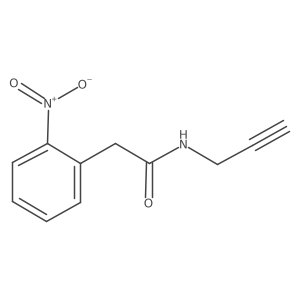 2-(2-nitrophenyl)-N-(prop-2-yn-1-yl)acetamide Structure