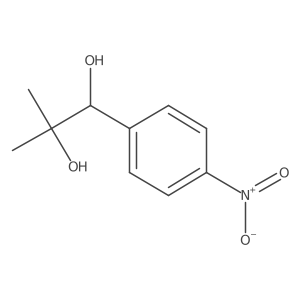 2-Methyl-1-(4-nitrophenyl)propane-1,2-diol Structure