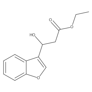 Ethyl 3-(3-Benzofuryl)-3-hydroxypropanoate Structure