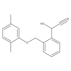 2-[(2,5-Dimethylphenoxy)methyl]mandelonitrile结构式