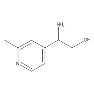 (2s)-2-Amino-2-(2-methylpyridin-4-yl)ethan-1-ol Structure