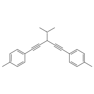 N,N-Dimethyl-1,5-bis(4-methylphenyl)-1,4-pentadiyn-3-amine Structure