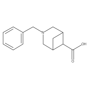3-Benzyl-3-azabicyclo[3.1.1]heptane-6-carboxylic acid Structure