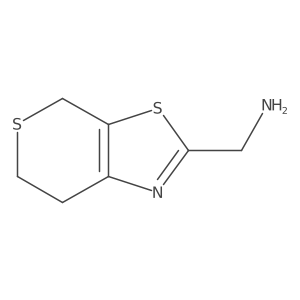 {4H,6H,7H-thiopyrano[4,3-d][1,3]thiazol-2-yl}methanamine Structure