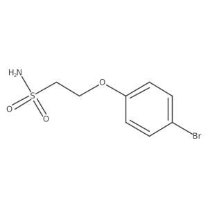2-(4-Bromophenoxy)ethane-1-sulfonamide结构式