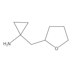 1-[(Oxolan-2-yl)methyl]cyclopropan-1-amine结构式