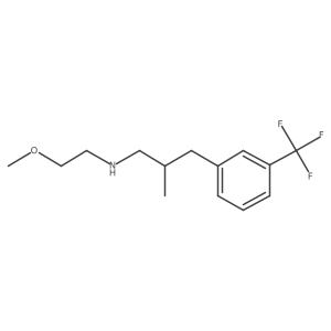 Benzenepropanamine, N-(2-methoxyethyl)-I(2)-methyl-3-(trifluoromethyl)-结构式