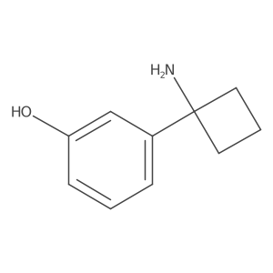 3-(1-Aminocyclobutyl)phenol Structure