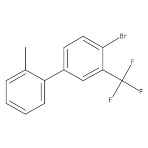 4'-Bromo-2-methyl-3'-(trifluoromethyl)-1,1'-biphenyl Structure