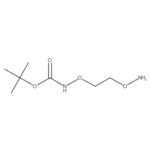 tert-Butyl (2-(aminooxy)ethoxy)carbamate结构式