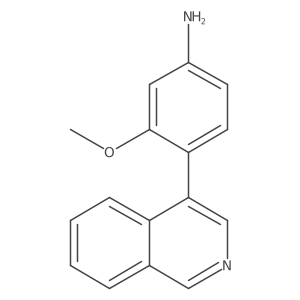 4-Isoquinolin-4-yl-3-methoxyaniline Structure