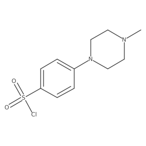 4-(4-Methylpiperazin-1-yl)benzene-1-sulfonyl chloride结构式