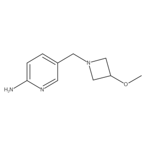 5-(3-Methoxy-azetidin-1-ylmethyl)-pyridin-2-ylamine结构式
