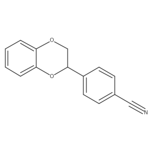 4-(2,3-Dihydro-1,4-benzodioxin-3-yl)benzonitrile Structure