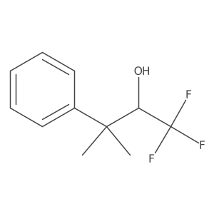 1,1,1-Trifluoro-3-methyl-3-phenylbutan-2-ol结构式