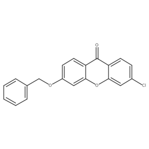 3-Chloro-6-(phenylmethoxy)-9h-xanthen-9-one Structure