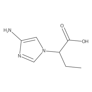 2-(4-amino-1H-imidazol-1-yl)butanoic acid结构式