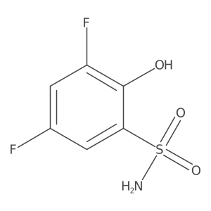 3,5-Difluoro-2-hydroxybenzenesulfonamide结构式